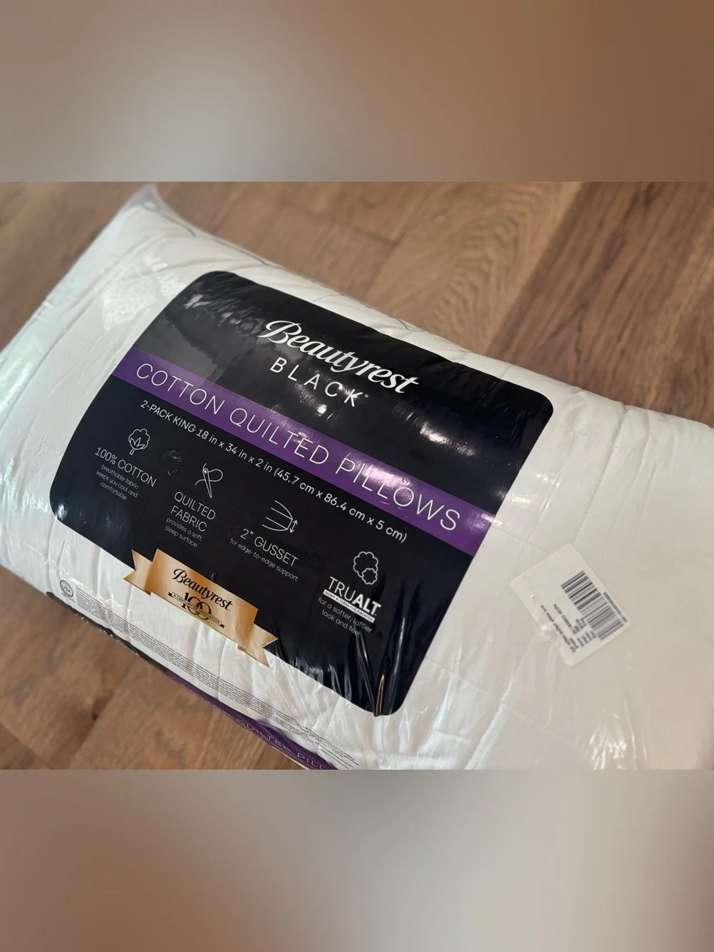 🎉LAST‎ CHANCE🎉BEAUTYREST BLACK 2pk Luxurious Down Alternative Pillows